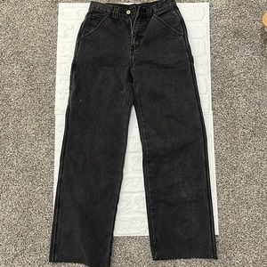 John Galt Black Carpenter Jeans